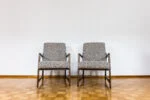 Pair of armchairs, 364, designed by Barbara Fenrych Węcławska, Poland, 1960s
