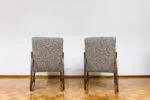 Pair of armchairs, 364, designed by Barbara Fenrych Węcławska, Poland, 1960s