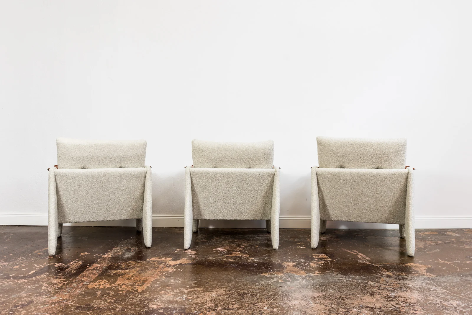 Set of 3 armchairs, Łódzkie Fabryki Mebli, Poland, 1975