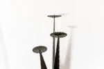 Three-arm candlestick, metalwork, Poland, 1970s