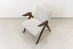 Pair of “Bunny” armchairs, model 300-177, Dolnośląska Fabryka Mebli, Poland, 1970s