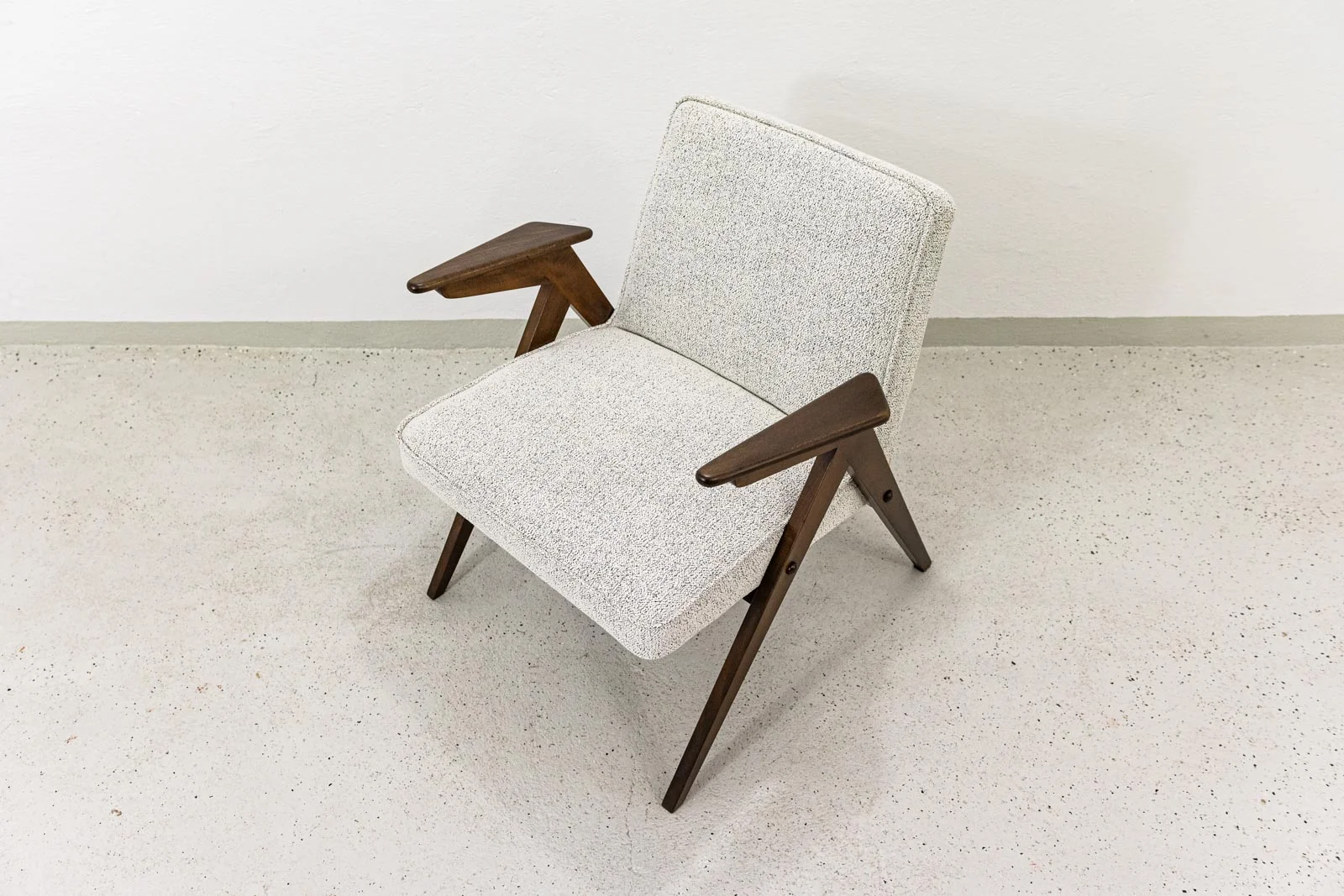 Pair of “Bunny” armchairs, model 300-177, Dolnośląska Fabryka Mebli, Poland, 1970s