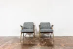 Pair of armchairs "Bunny" type 300-177, Dolnośląska Fabryka Mebli, Poland, 1970s