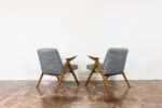 Pair of armchairs "Bunny" type 300-177, Dolnośląska Fabryka Mebli, Poland, 1970s