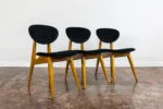 Set of 3 GFM-22 chairs designed by Juliusz Kędziorek, Gościcińska Fabryka Mebli, Poland, 1960s
