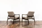 Pair of GFM-64 Armchairs by Edmund Homa, Gościcińska Fabryka Mebli, Poland, 1960s