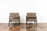 Pair of GFM-64 Armchairs by Edmund Homa, Gościcińska Fabryka Mebli, Poland, 1960s