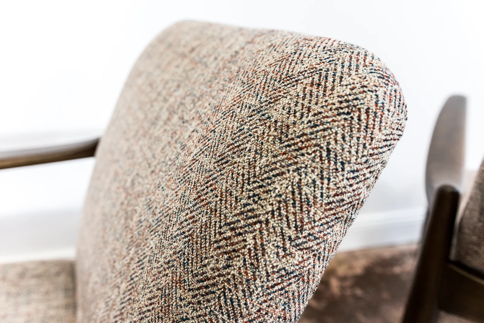Pair of GFM-64 Armchairs by Edmund Homa, Gościcińska Fabryka Mebli, Poland, 1960s