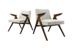 Pair of “Bunny” armchairs, model 300-177, Dolnośląska Fabryka Mebli, Poland, 1970s