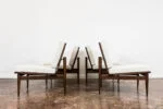 Set of 4 armchairs, Poznańskie Fabryki Mebli, Poland, 1960s