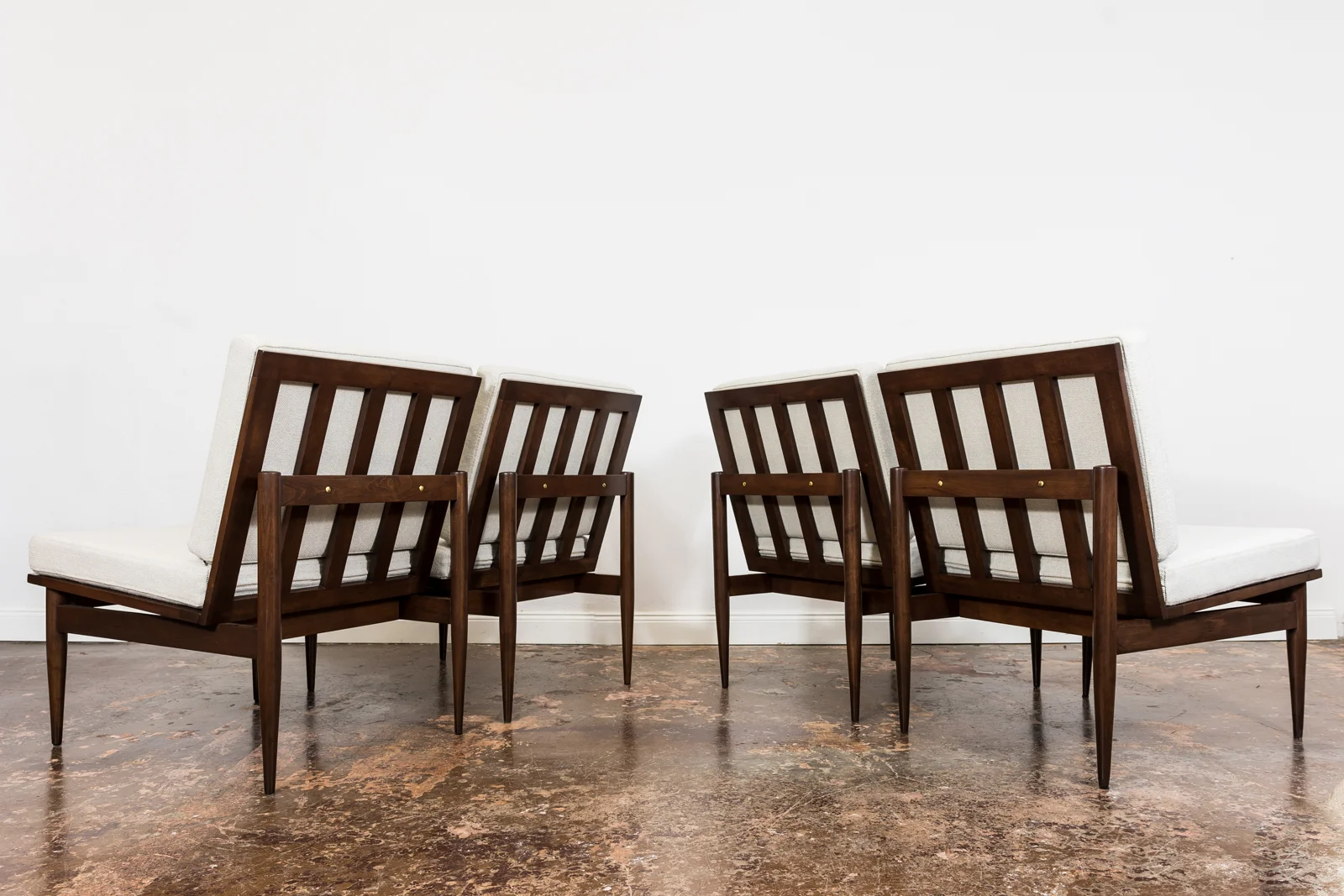 Set of 4 armchairs, Poznańskie Fabryki Mebli, Poland, 1960s
