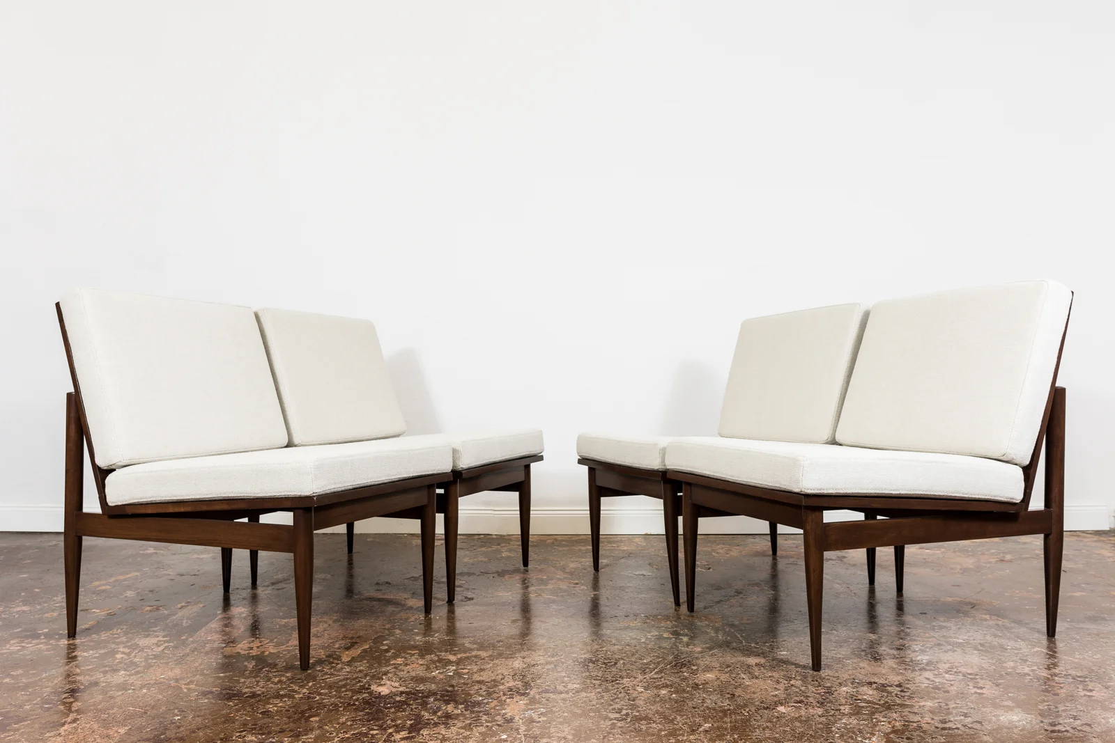 Set of 4 armchairs, Poznańskie Fabryki Mebli, Poland, 1960s