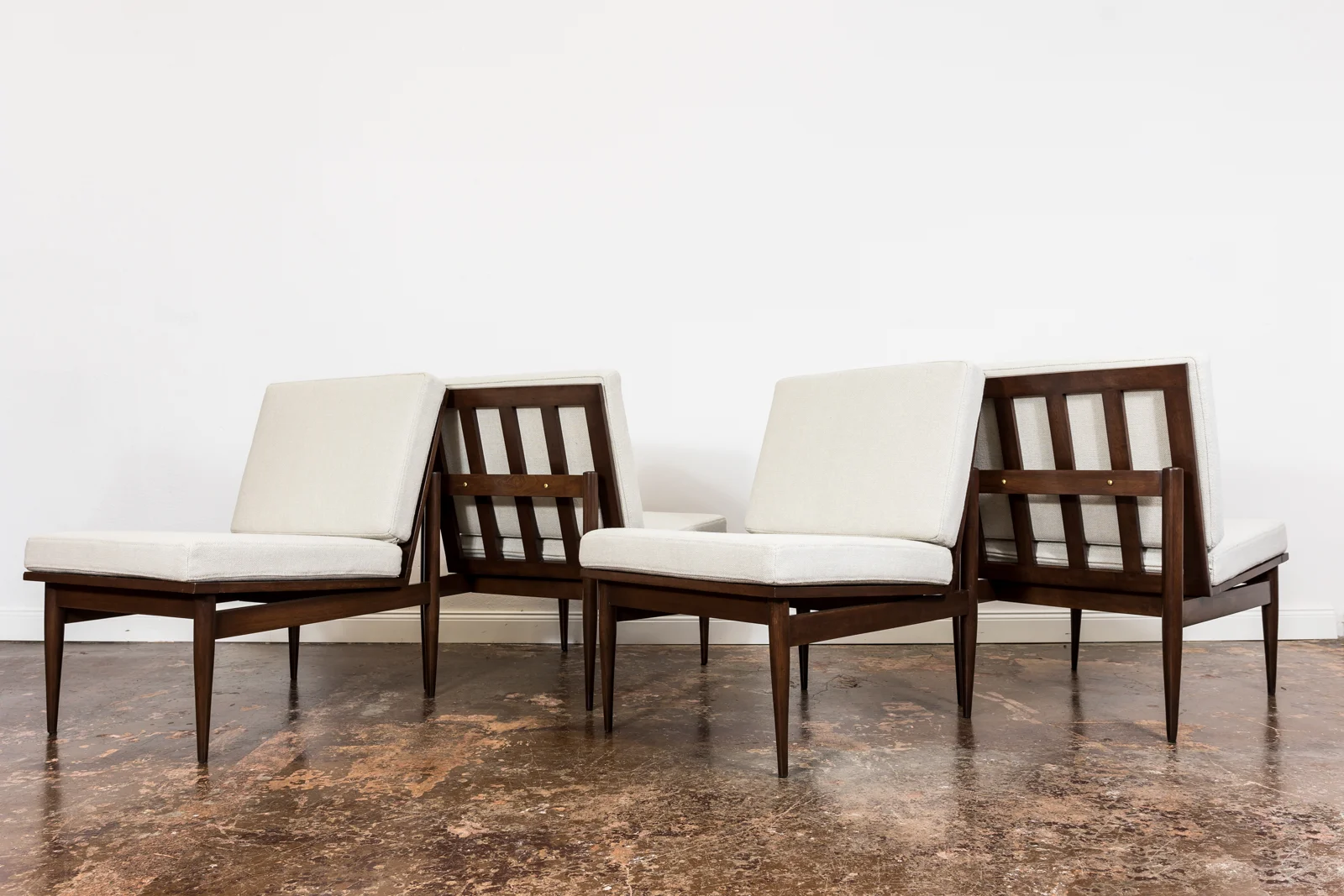 Set of 4 armchairs, Poznańskie Fabryki Mebli, Poland, 1960s