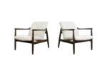 Pair of GFM-64 Armchairs by Edmund Homa, Gościcińska Fabryka Mebli, Poland, 1960s