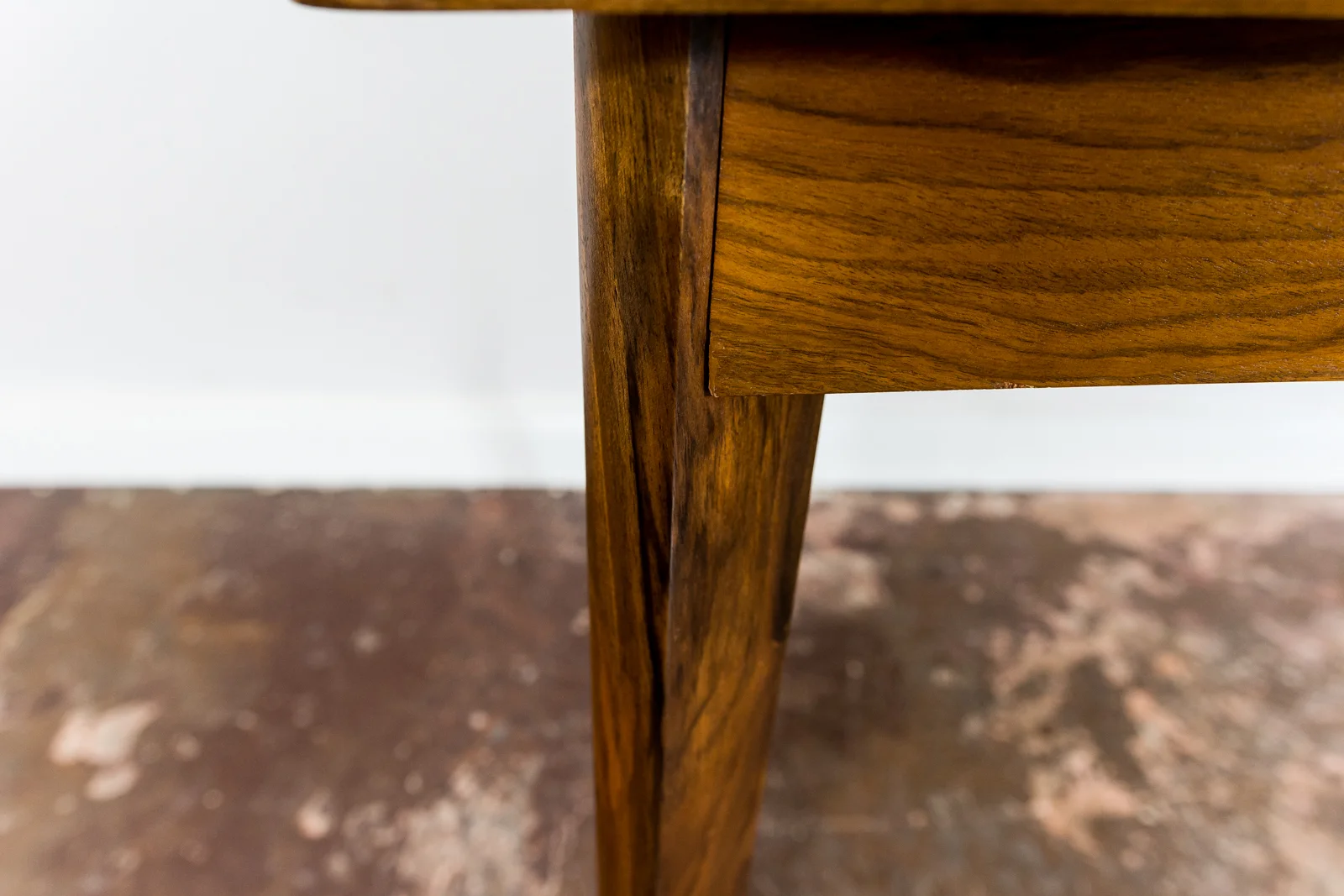 Veneered dining table, Poland, 1960s