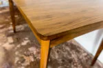 Veneered dining table, Poland, 1960s