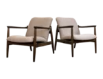Pair of GFM-64 armchairs designed by Edmund Homa, Gościcińska Fabryka Mebli, Poland, 1960s