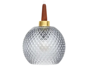 Szklana lampa, Dania, lata 60