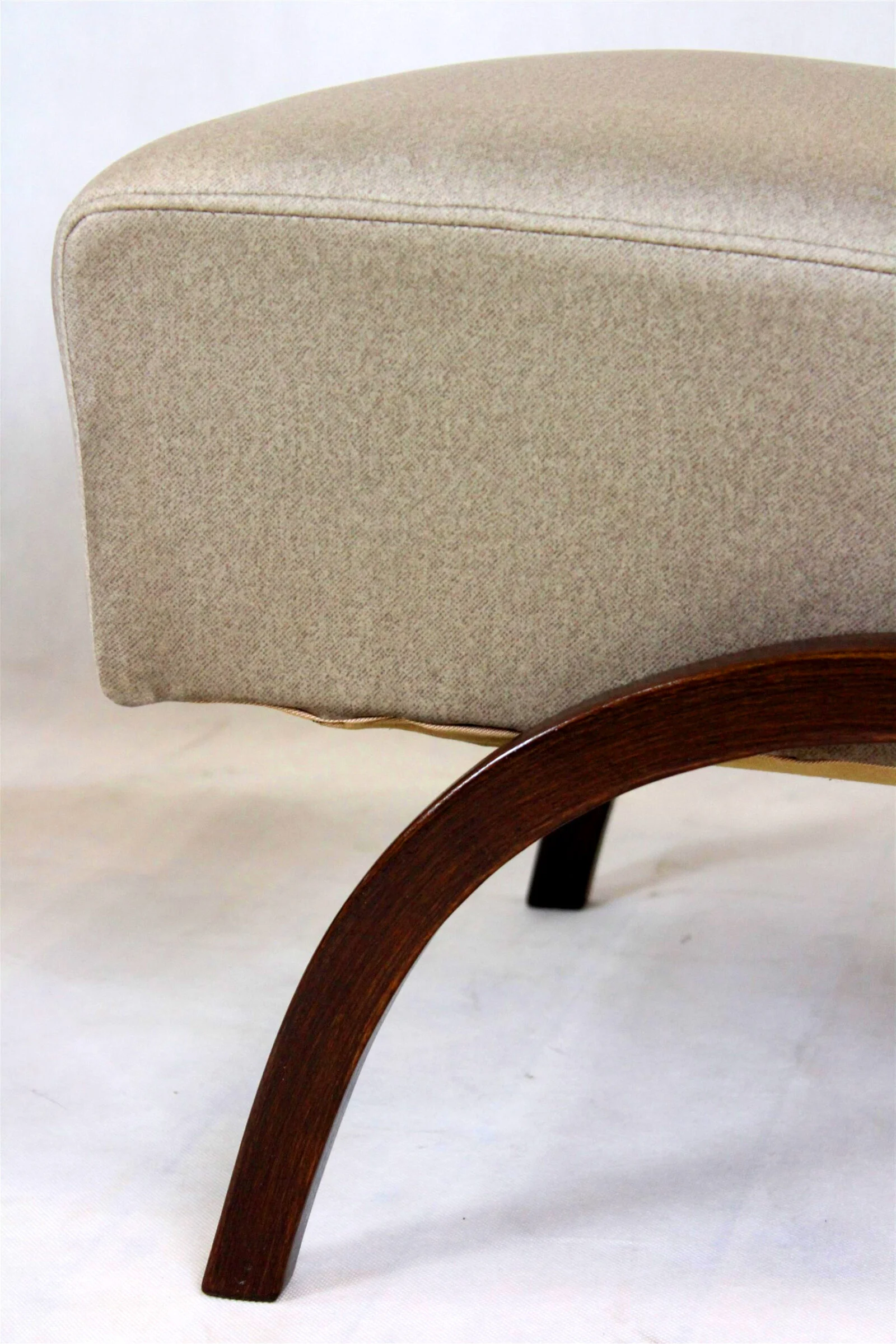 Pair of armchairs, designed by J. Halabala, Czechoslovakia, 1940s