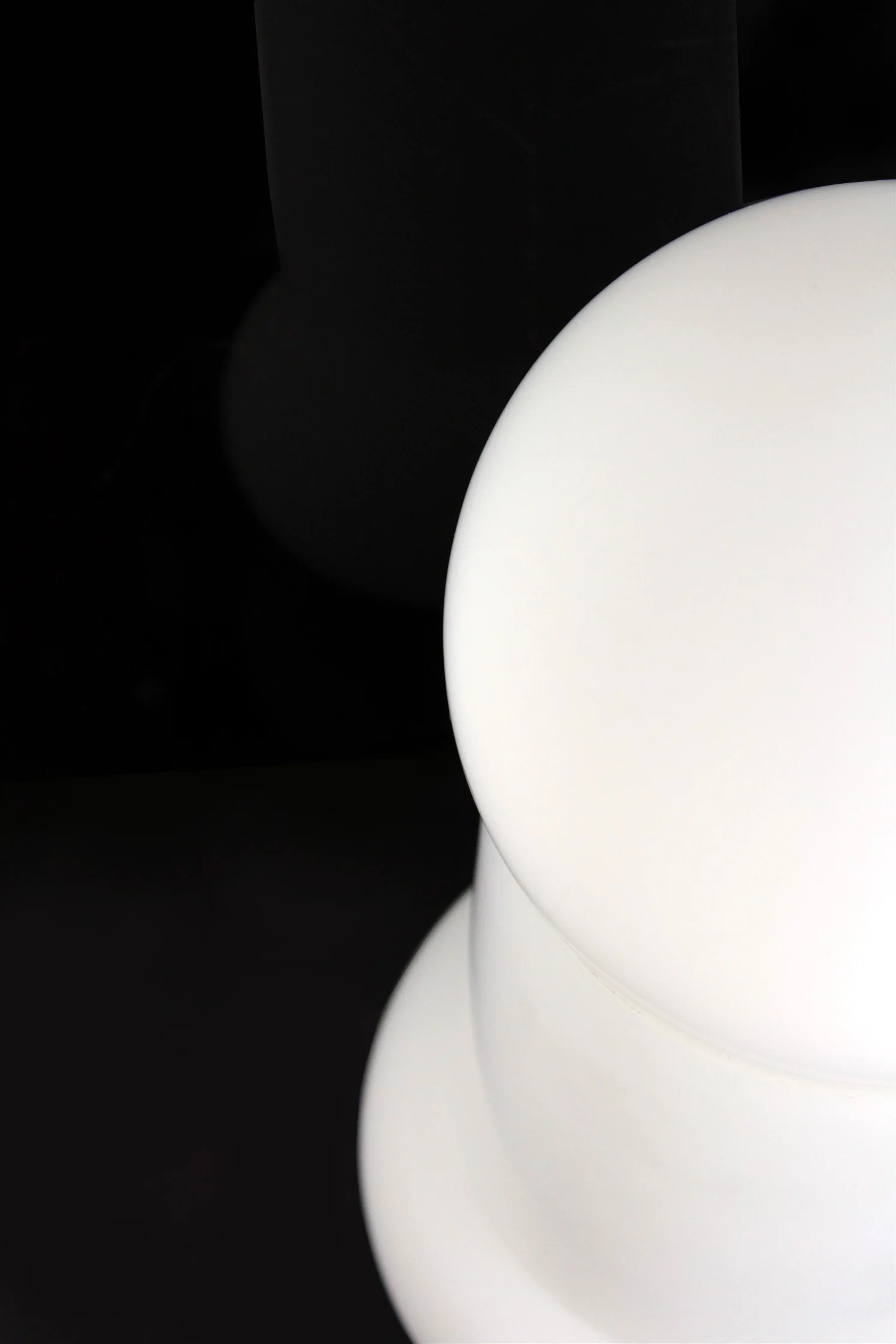 Glass table lamp, Osvětlovací Sklo, Czechoslovakia, 1970s