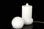 Glass table lamp, Osvětlovací Sklo, Czechoslovakia, 1970s