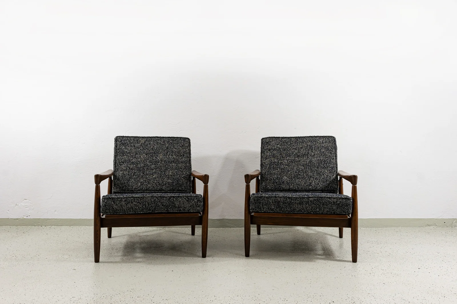 Pair of Kolding armchairs, designed by Erik Wørts, IKEA, Poland, 1960s