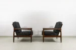 Pair of Kolding armchairs, designed by Erik Wørts, IKEA, Poland, 1960s