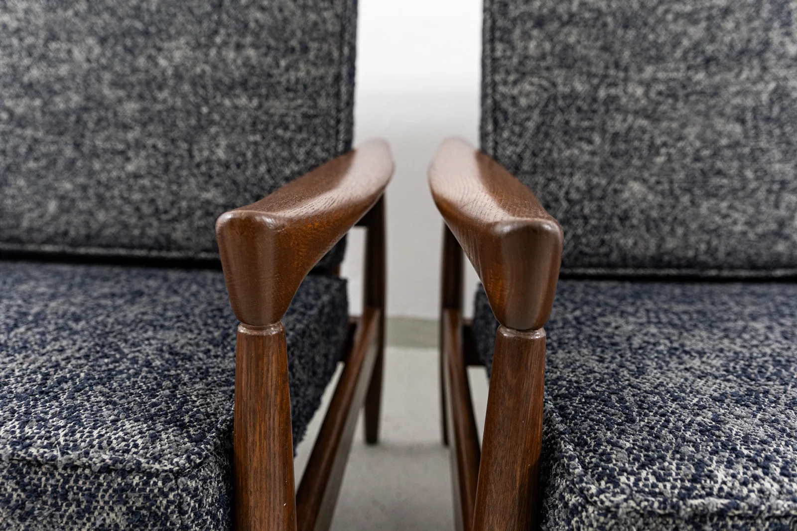 Pair of Kolding armchairs, designed by Erik Wørts, IKEA, Poland, 1960s