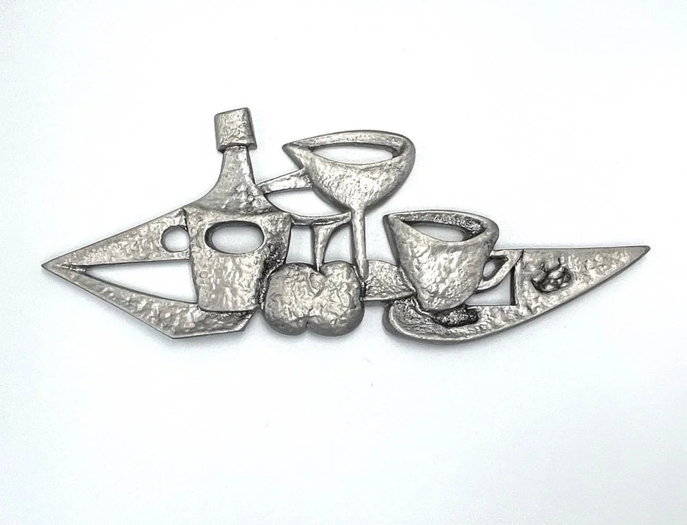 Aluminium relief, Czechoslovakia, 1950s