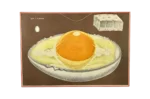 Plakat "Jajo - budowa" Polska, lata 60-te