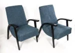 Pair of armchairs designed by S. Lejkowski and W. Leśniewski, Krakowskie Fabryki Mebli, Poland, 1960s