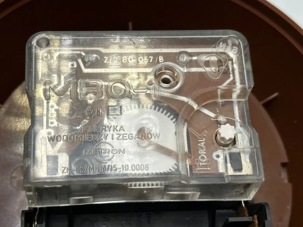 Clock, Space Age, Metron, Poland, 1970s