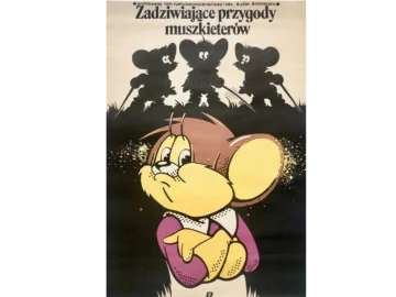 Poster "The Amazing Adventures of the Musketeers" designed by Jakub Erol, 1979