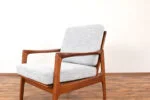 Fotel vintage, proj. Illum Wikkelsø, Dania, lata 60