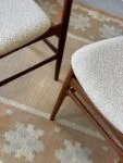 Set of 4 teak chairs, Denmark, 1960s/70s