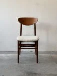 Set of 4 teak chairs, Denmark, 1960s/70s