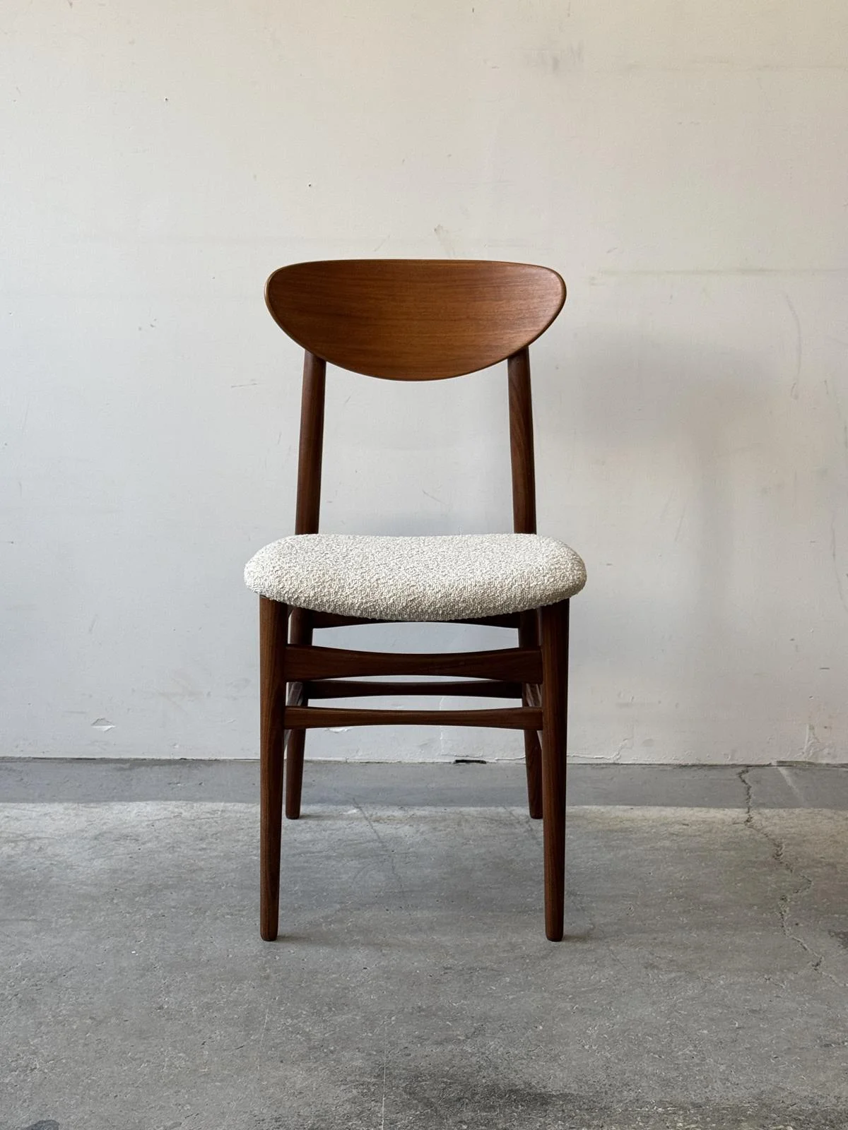 Set of 4 teak chairs, Denmark, 1960s/70s
