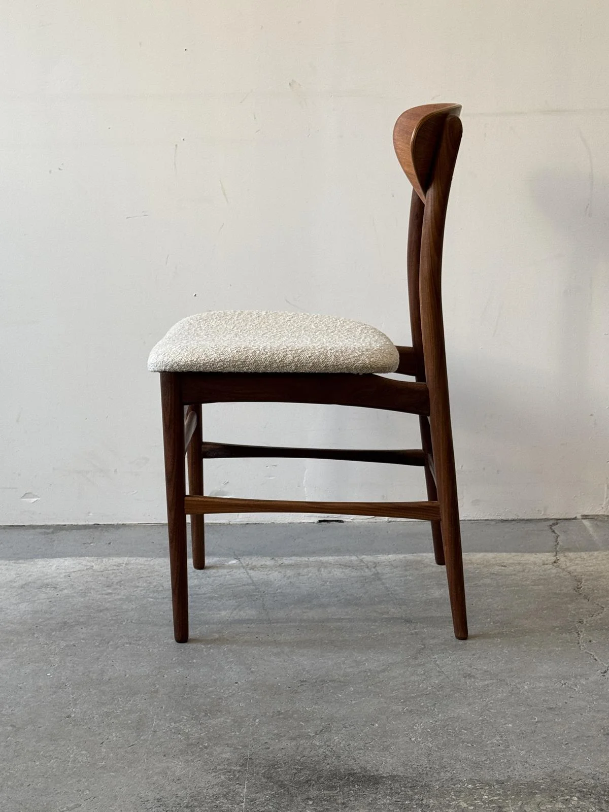 Set of 4 teak chairs, Denmark, 1960s/70s