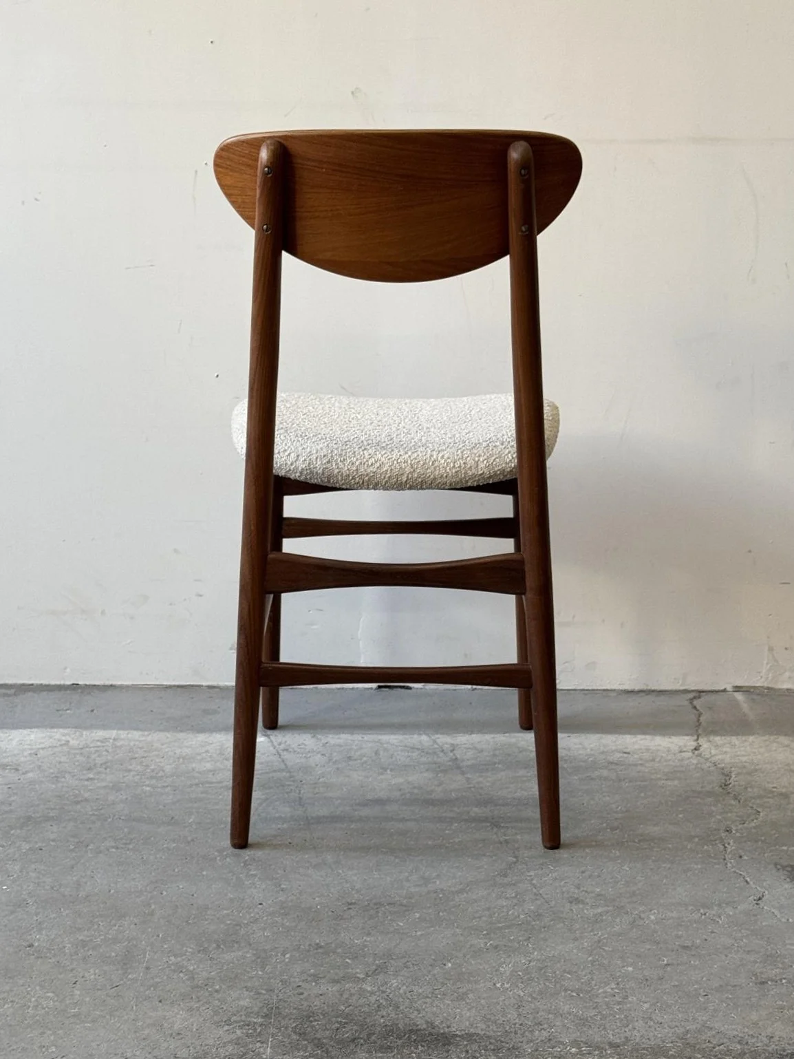 Set of 4 teak chairs, Denmark, 1960s/70s