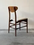 Set of 4 teak chairs, Denmark, 1960s/70s