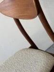 Set of 4 teak chairs, Denmark, 1960s/70s