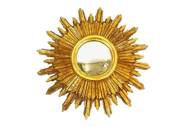 Mirror, gilded sun, France, 1960