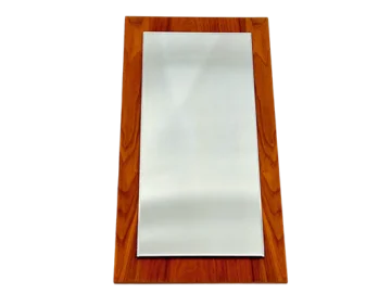 Mirror, teak, Germany, 1970s