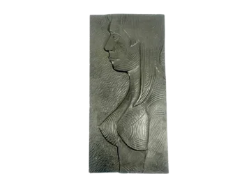 Płaskorzeźba portret, Czechosłowacja, 1966