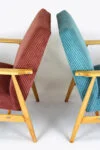 Pair of vintage armchairs, Poland, 1960s