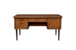 Double-sided teak desk, Denmark, 1960s