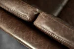 Sofa skórzana 3-osobowa, Dania, lata 70