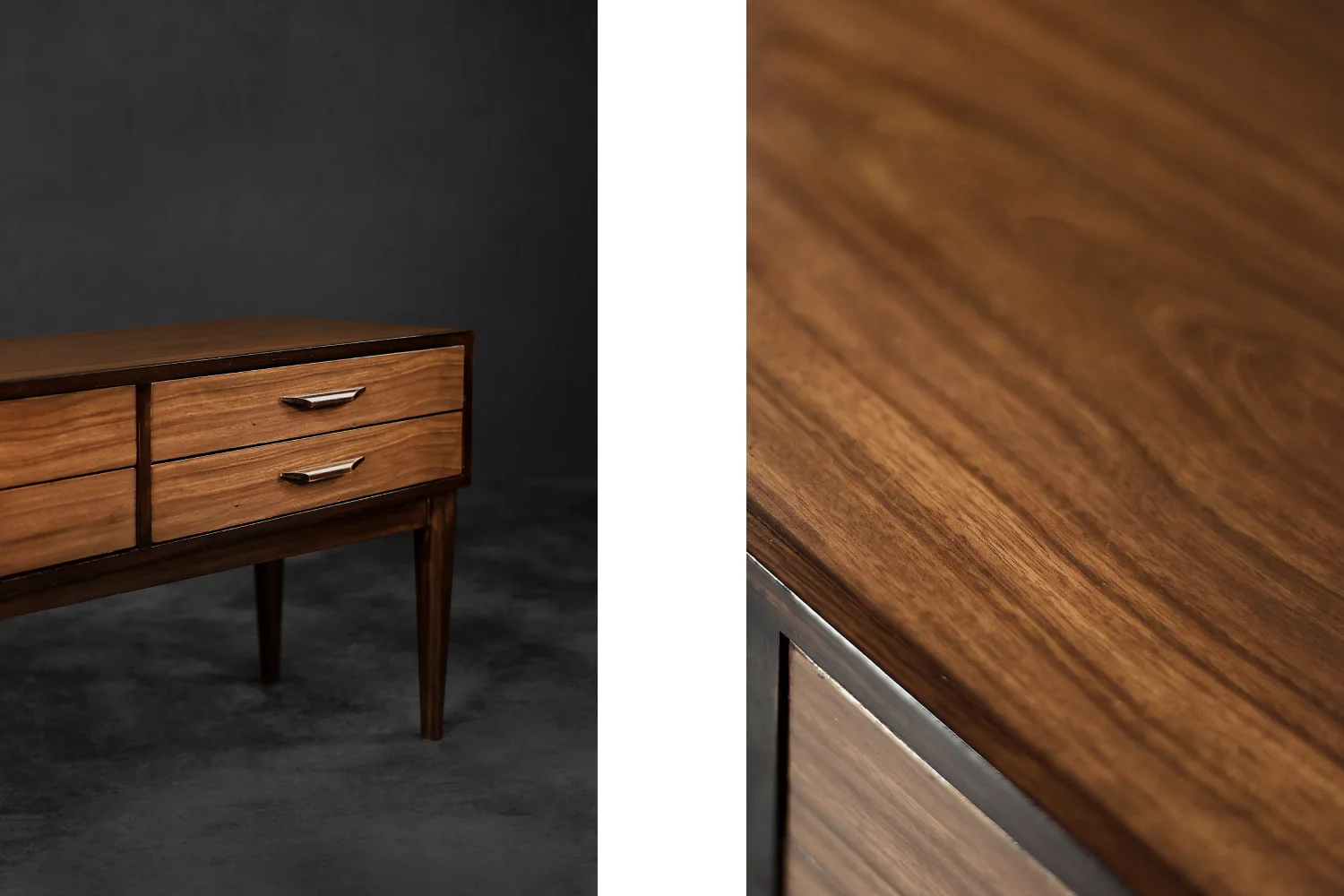 Sideboard mahoniowy, Dania, lata 70