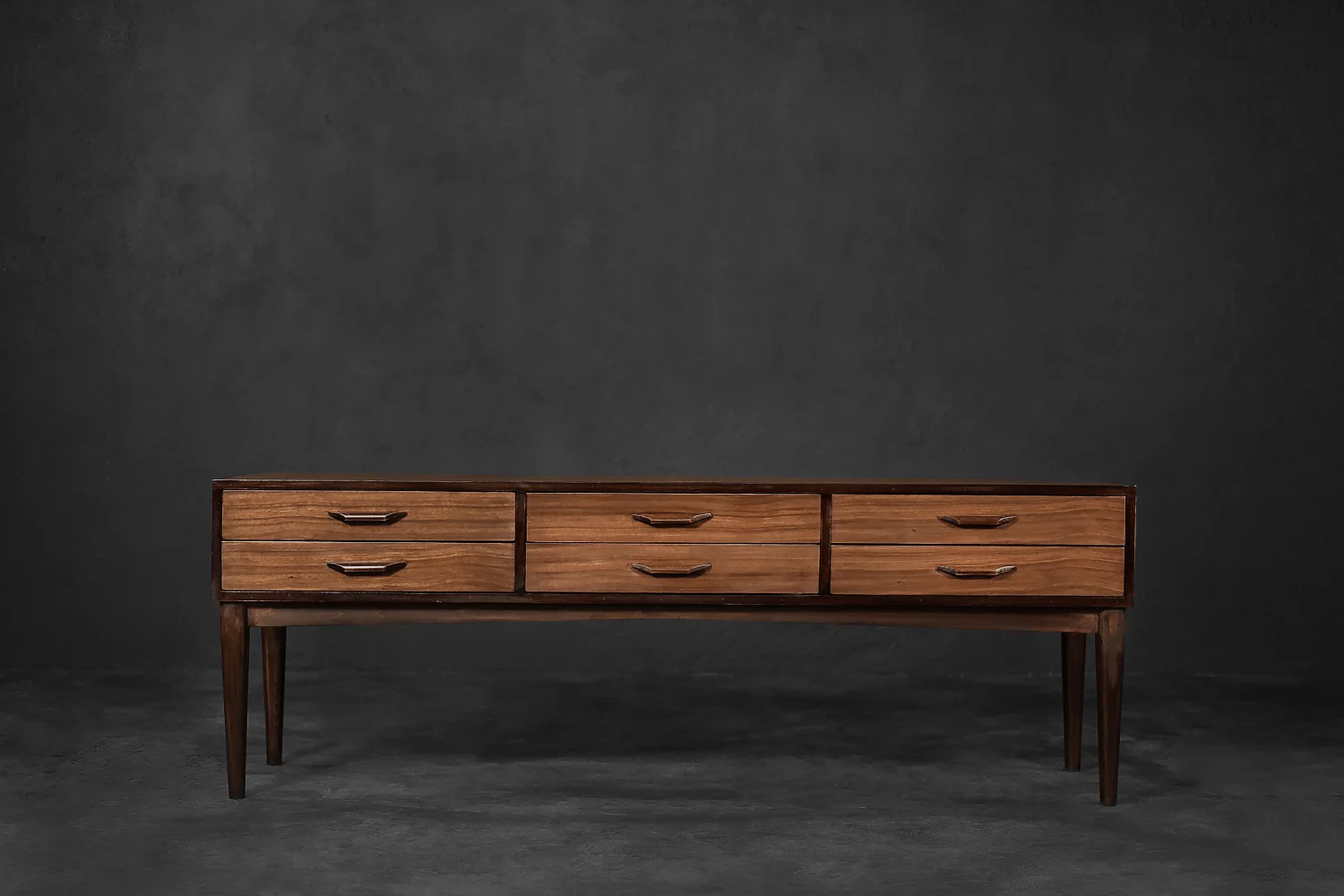 Sideboard mahoniowy, Dania, lata 70