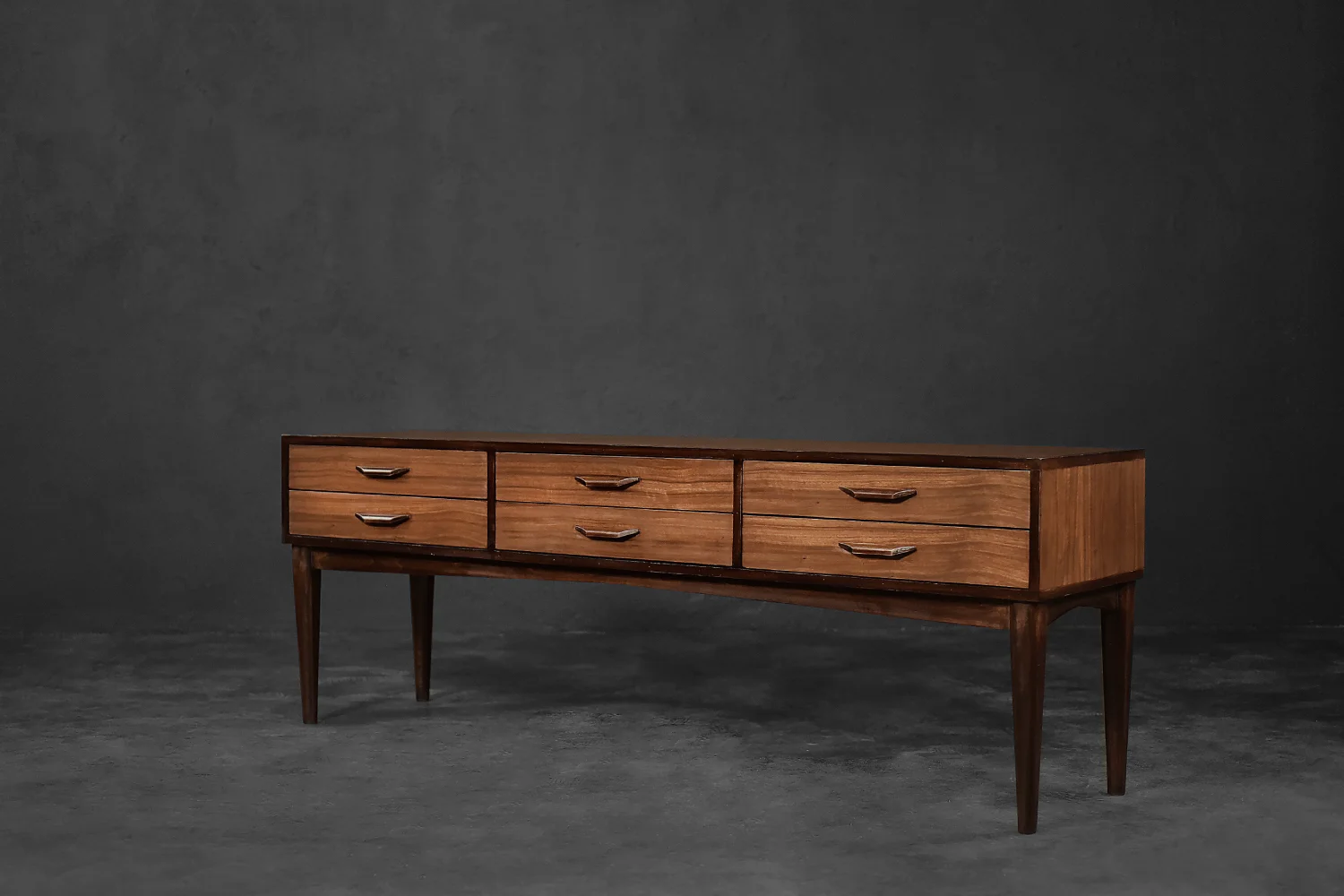 Sideboard mahoniowy, Dania, lata 70